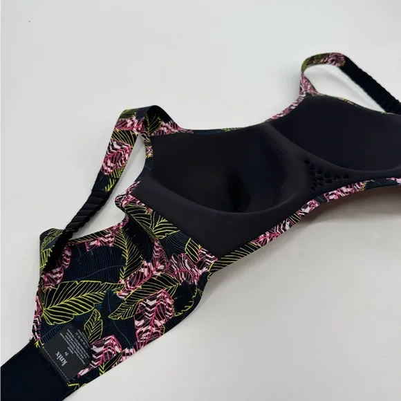 Knix Catalyst High-Impact Sports Bra Rare Print Electric‎ Aloha 7+